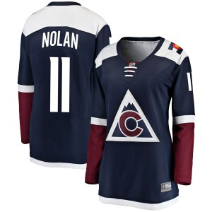 Women's Fanatics Branded Colorado Avalanche Owen Nolan Navy Alternate Jersey - Breakaway