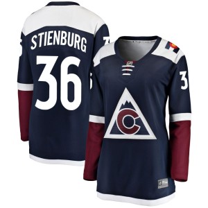 Women's Fanatics Branded Colorado Avalanche Matt Stienburg Navy Alternate Jersey - Breakaway