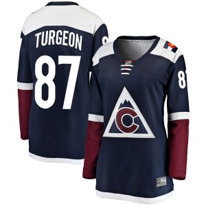 Women's Fanatics Branded Colorado Avalanche Pierre Turgeon Navy Alternate Jersey - Breakaway