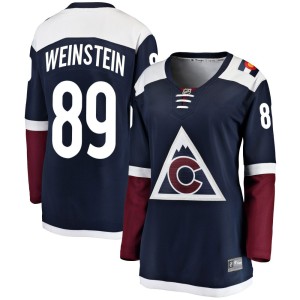 Women's Fanatics Branded Colorado Avalanche Saige Weinstein Navy Alternate Jersey - Breakaway