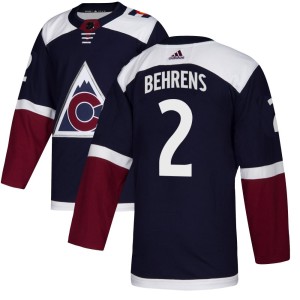 Youth Adidas Colorado Avalanche Sean Behrens Navy Alternate Jersey - Authentic