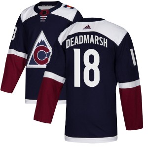 Youth Adidas Colorado Avalanche Adam Deadmarsh Navy Alternate Jersey - Authentic