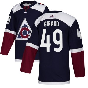 Youth Adidas Colorado Avalanche Samuel Girard Navy Alternate Jersey - Authentic