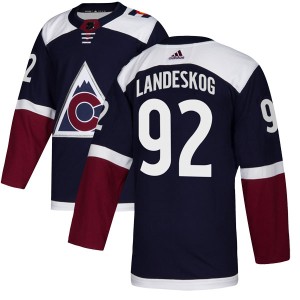 Youth Adidas Colorado Avalanche Gabriel Landeskog Navy Alternate Jersey - Authentic
