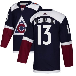Youth Adidas Colorado Avalanche Valeri Nichushkin Navy Alternate Jersey - Authentic