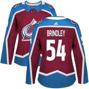 Women's Adidas Colorado Avalanche Gavin Brindley Burgundy Home Jersey - Authentic