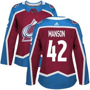 Women's Adidas Colorado Avalanche Josh Manson Burgundy Home Jersey - Authentic