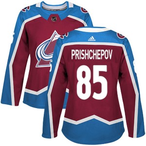 Women's Adidas Colorado Avalanche Nikita Prishchepov Burgundy Home Jersey - Authentic