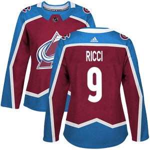 Women's Adidas Colorado Avalanche Mike Ricci Burgundy Home Jersey - Authentic