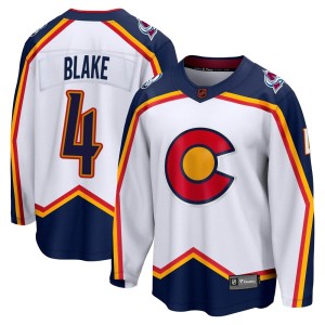 Youth Fanatics Branded Colorado Avalanche Rob Blake White Special Edition 2.0 Jersey - Breakaway