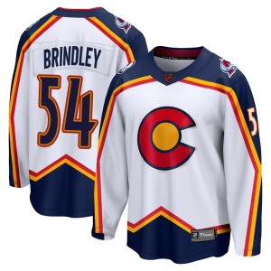 Youth Fanatics Branded Colorado Avalanche Gavin Brindley White Special Edition 2.0 Jersey - Breakaway