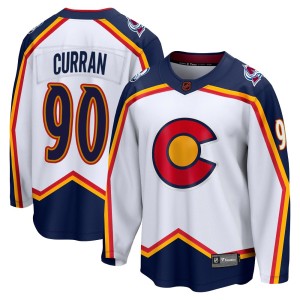 Youth Fanatics Branded Colorado Avalanche Maxmilian Curran White Special Edition 2.0 Jersey - Breakaway