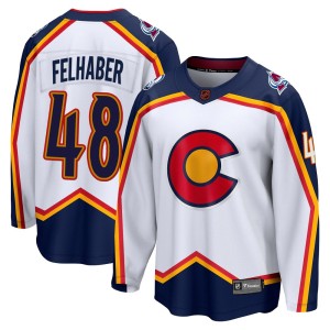 Youth Fanatics Branded Colorado Avalanche Tye Felhaber White Special Edition 2.0 Jersey - Breakaway