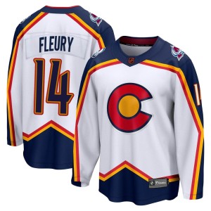 Youth Fanatics Branded Colorado Avalanche Theoren Fleury White Special Edition 2.0 Jersey - Breakaway