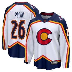 Youth Fanatics Branded Colorado Avalanche Jason Polin White Special Edition 2.0 Jersey - Breakaway