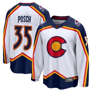 Youth Fanatics Branded Colorado Avalanche Isak Posch White Special Edition 2.0 Jersey - Breakaway