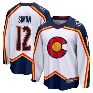Youth Fanatics Branded Colorado Avalanche Chris Simon White Special Edition 2.0 Jersey - Breakaway