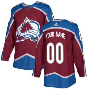 Youth Adidas Colorado Avalanche Custom Custom Burgundy Home Jersey - Authentic