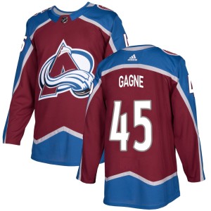 Youth Adidas Colorado Avalanche Alex Gagne Burgundy Home Jersey - Authentic