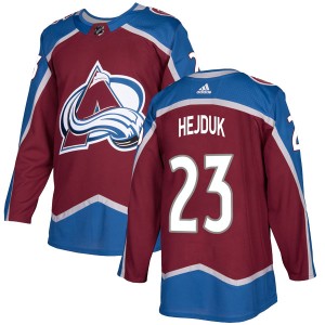Youth Adidas Colorado Avalanche Milan Hejduk Burgundy Home Jersey - Authentic