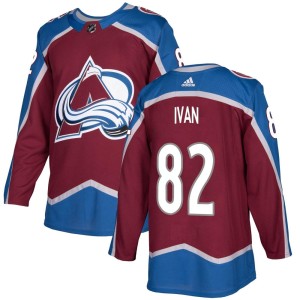 Youth Adidas Colorado Avalanche Ivan Ivan Burgundy Home Jersey - Authentic