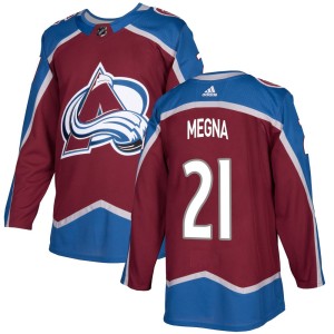 Youth Adidas Colorado Avalanche Jayson Megna Burgundy Home Jersey - Authentic