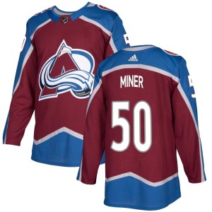 Youth Adidas Colorado Avalanche Trent Miner Burgundy Home Jersey - Authentic