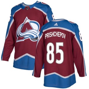 Youth Adidas Colorado Avalanche Nikita Prishchepov Burgundy Home Jersey - Authentic