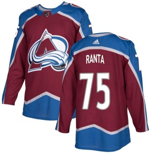 Youth Adidas Colorado Avalanche Sampo Ranta Burgundy Home Jersey - Authentic