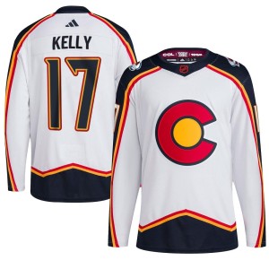 Men's Adidas Colorado Avalanche Parker Kelly White Reverse Retro 2.0 Jersey - Authentic
